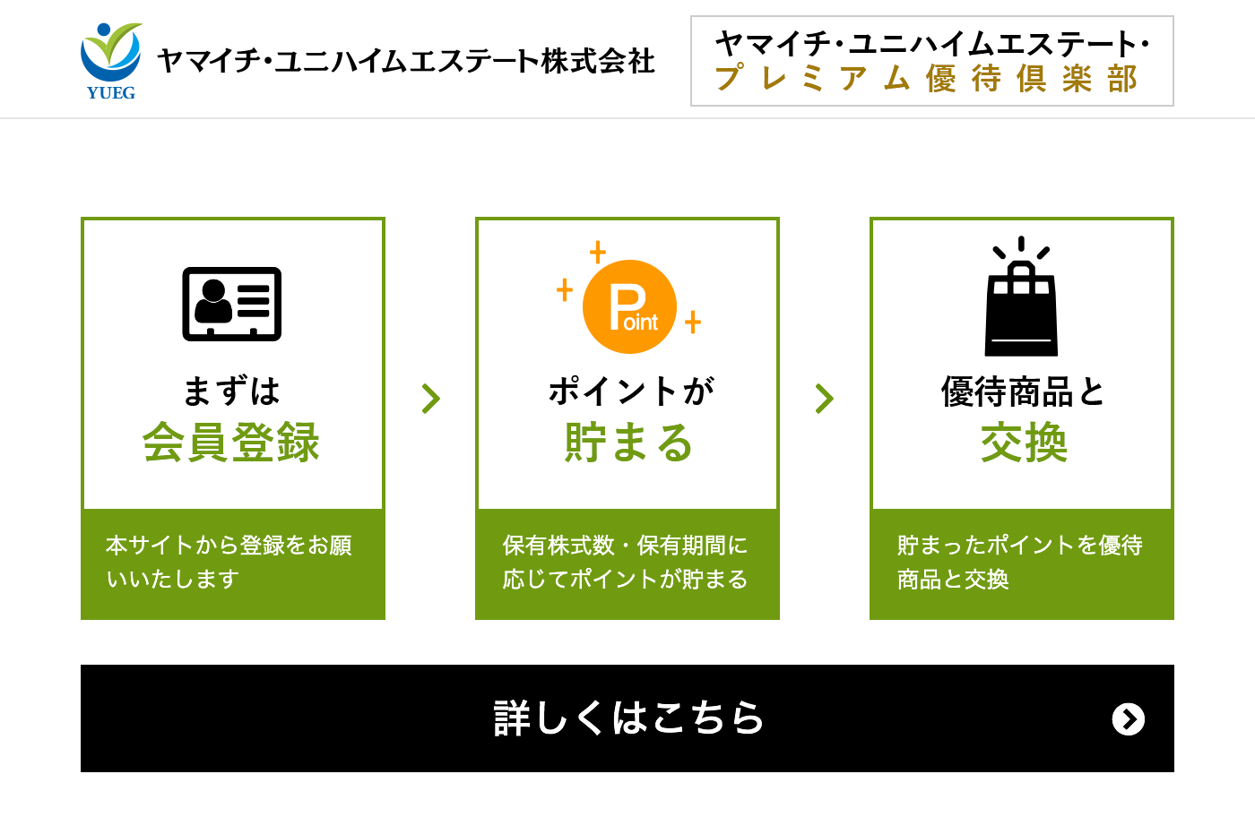 優待ポイントを貯めて5,000種類以上の優待商品と交換！